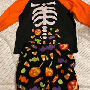 Boys fleece Halloween pajamas